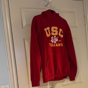 USC Trojans Red Crewneck Hoodie Sweatshirt